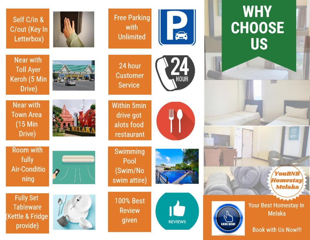Melaka Top Largest Waterpark Resort - By Youbnb Homestay Melaka Dış mekan fotoğraf